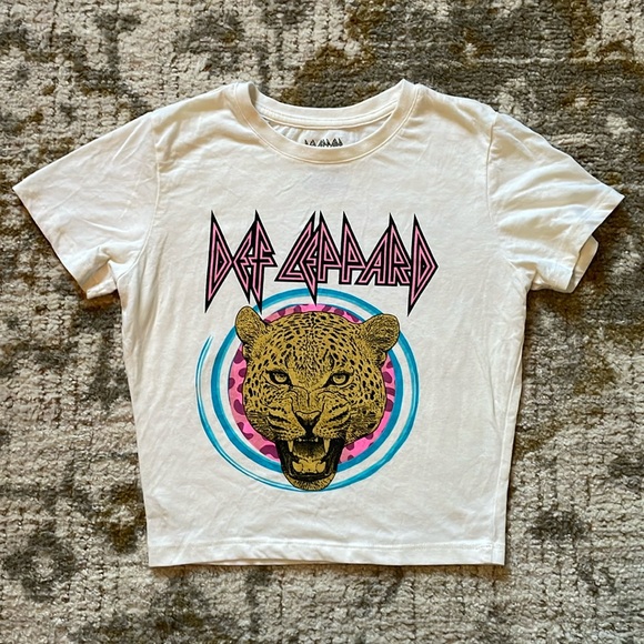 Def Leppard Baby Tee in Medium - Picture 1 of 7